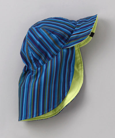 Blue Stripe Reversible Safari Hat