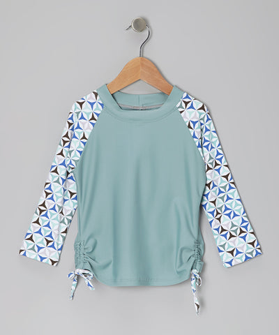 Jade Kaleidoscope Long Sleeve Rashguard