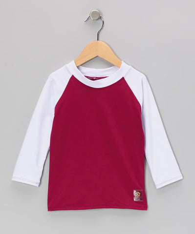 White Berry Long Sleeve Rashguard