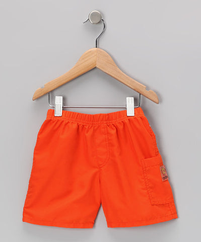 Lifeguard Orange Quick Dry Short