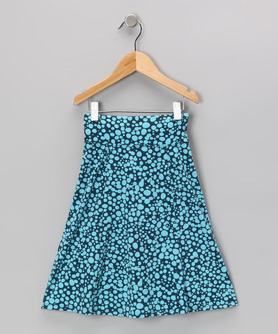 Blue Bubbles Sun Skirt