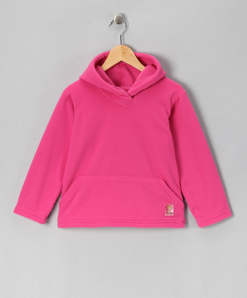 Pink Fleece Hoodie – Outside Baby - Main Image