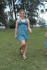 Blue Bubbles Swim Dress