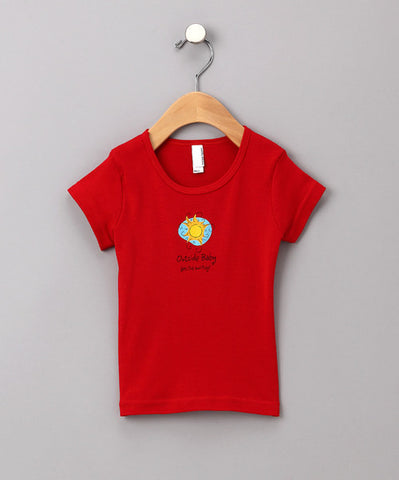 Outside Baby Cap Sleeve T-Shirt