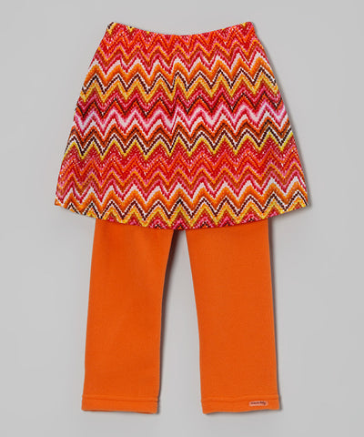 Cozy Skirt Over Pants