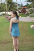 Blue Bubbles Swim Dress